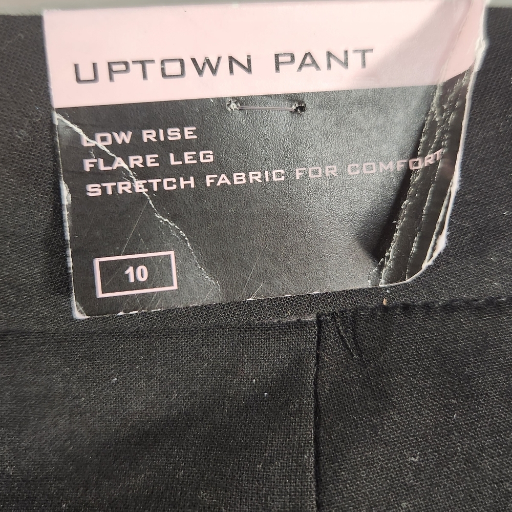 NWT Women's Steve & Barry's Uptown Low Rise Flare Leg Stretch Pants - Picture 3 of 9